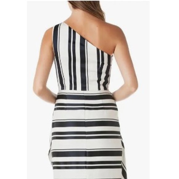 KAY UNGER One-Shoulder Cross Front Maxi Dress - Picture 4 of 16